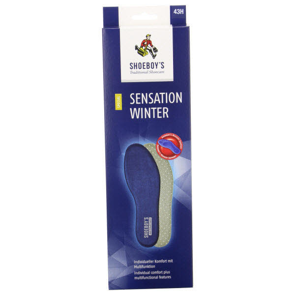SHO Sensation Winter Einlegesohlen Blau